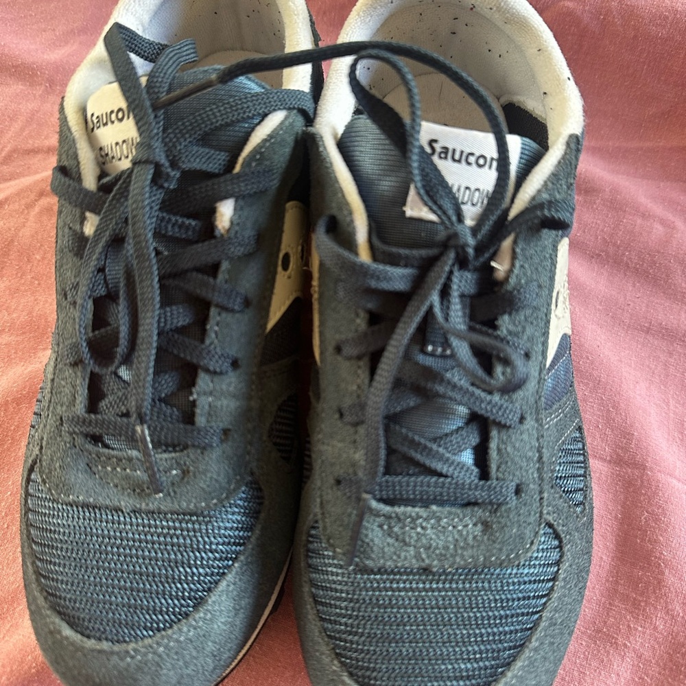 Saucony Kids' Charcoal And Cream Sneakers